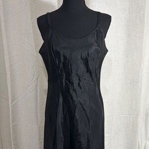 Vintage 40s/50s Black Taffeta Slip